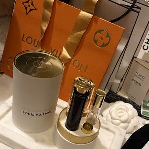 Louis Vuitton Rose Des Vents Perfume Set with Orange Gift Bag